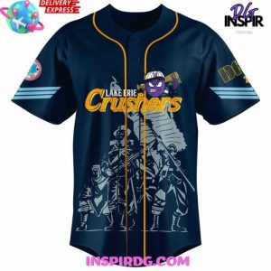 Lake Erie Crushers Military Appreciation Baseball Jersey