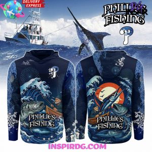 Philadelphia Phillies x Wave Hunter Fishing Limited Hoodie