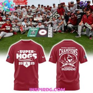 Arkansas Razorbacks Super Regional Champions 2025 Shirt Collection