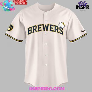 Milwaukee Brewers x Hello Kitty 2025 Baseball Jersey