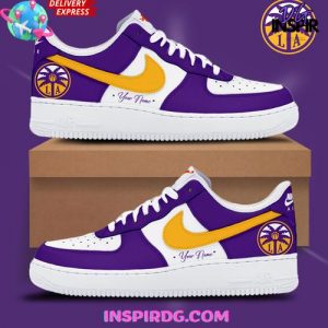 Los Angeles Sparks WNBA 2025 Custom Nike Air Force 1