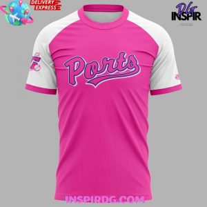 Stockton Ports Baseball Club x Pink Night 2025 T-Shirt