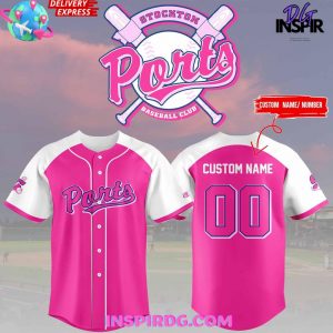 Stockton Ports x Pink Night 2025 Baseball Jersey