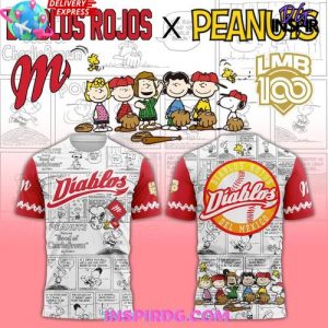 Diablos Rojos x Peanuts Comic Edition Baseball Jersey