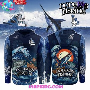 Los Angeles Dodgers x Wave Hunter Fishing Limited Hoodie