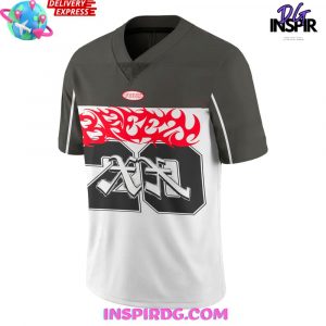 Chris Brown x Breezy Bowl 2025 Stadium World Tour Edition Football Jersey
