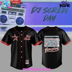DJ Screw Day Chopped N’ Screwed Houston Limited Edition Baseball Jersey
