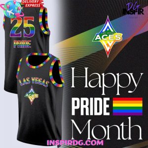 Las Vegas Aces Pride Night 2025 Basketball Jersey