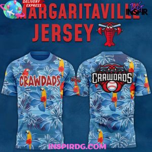 Hickory Crawdads Margaritaville Night 2025 T-Shirt