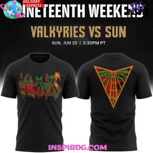 Golden State Valkyries x Juneteenth Weekend 2025 Shirt Collection