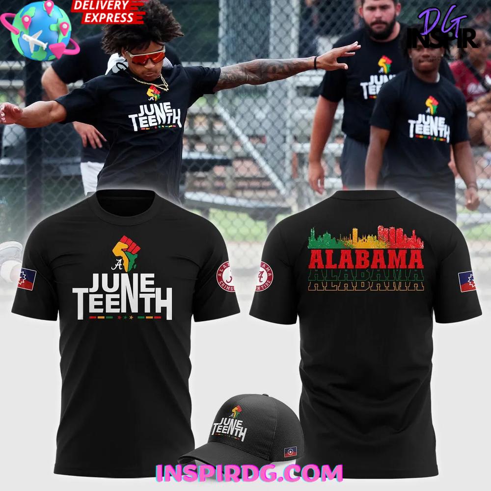Alabama Crimson Tide x Juneteenth Heritage 2025 T-Shirt