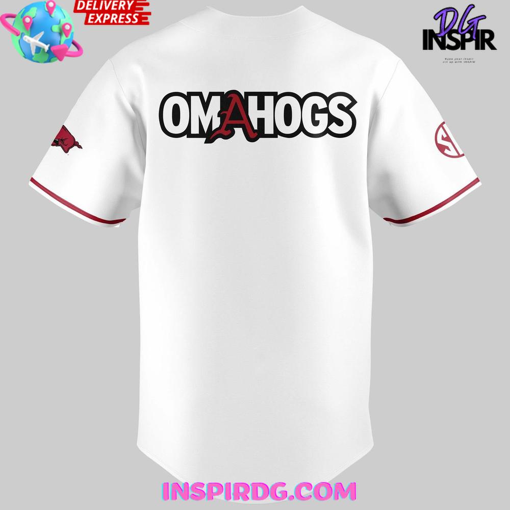 Arkansas Razorbacks “Omahogs” 2025 College World Series Jersey Arkansas Razorbacks “Omahogs” 2025 College World Series Jersey