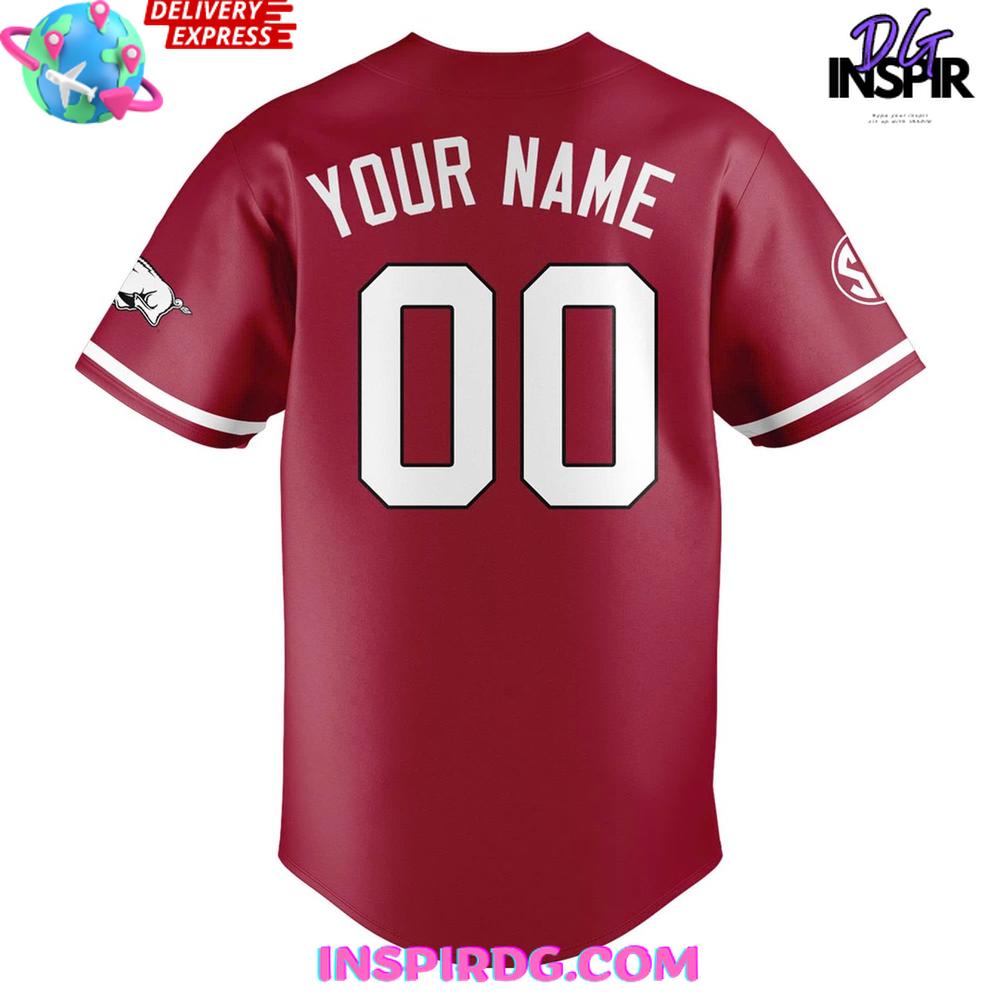 Arkansas Razorbacks Omahogs 2025 Baseball Jersey Arkansas Razorbacks Omahogs 2025 Baseball Jersey