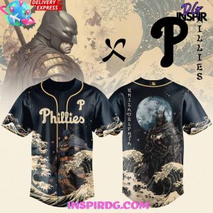 Batman x Philadelphia Phillies Limited Edition Baseball Jersey