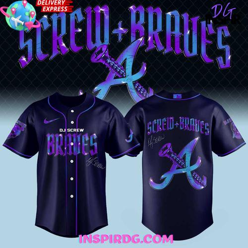 Atlanta Braves x DJ Screw Special Baseball Jersey