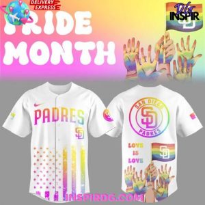 2025 San Diego Padres Pride Month Special Baseball Jersey