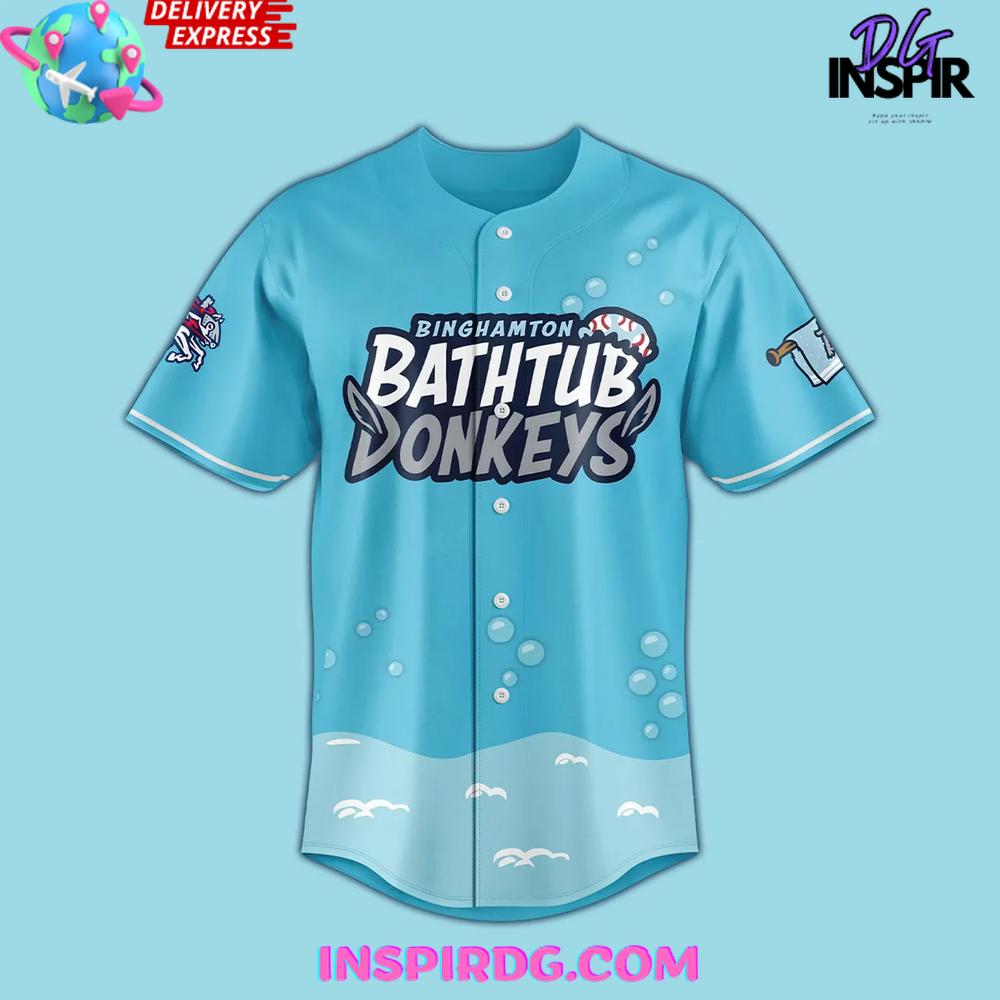 Binghamton Rumble Ponies Bathtub Donkeys 2025 Baseball Jersey Binghamton Rumble Ponies Bathtub Donkeys 2025 Baseball Jersey