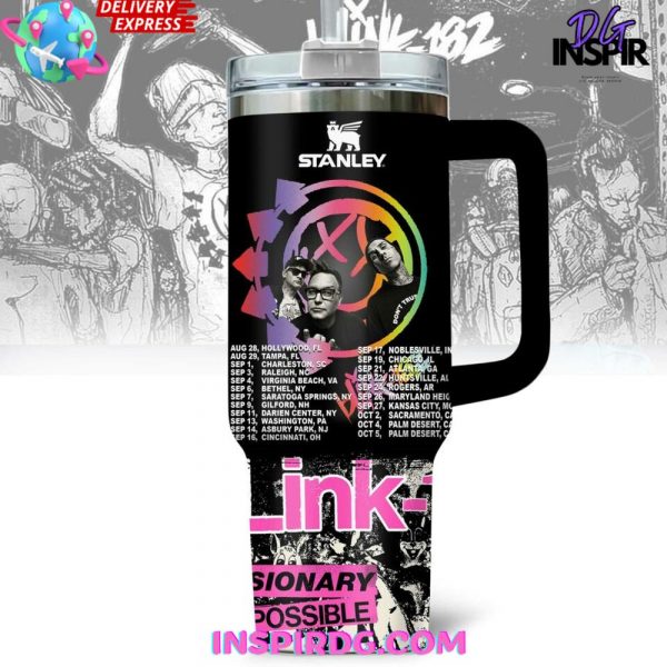 Blink-182 Missionary Impossible 2025 Stanley Tumbler Cup