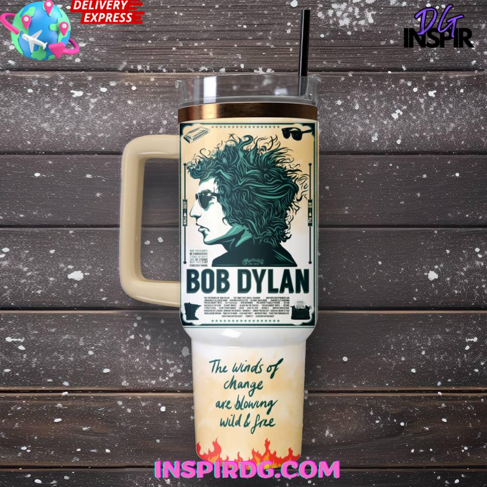 Bob Dylan Country Music Festival Special Stanley Tumbler Cup Bob Dylan Country Music Festival Special Stanley Tumbler Cup
