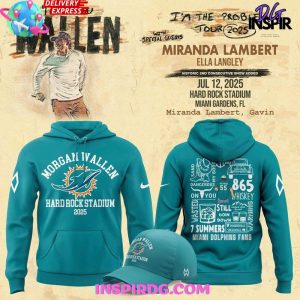 Miami Dolphins x Morgan Wallen Tour 2025 Shirt Collection 4