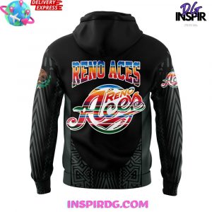 Reno Aces Mexican Heritage Night 2025 Black Hoodie 3