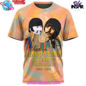 Ringo Starr 85th Anniversary “Peace & Love” Special T-Shirt