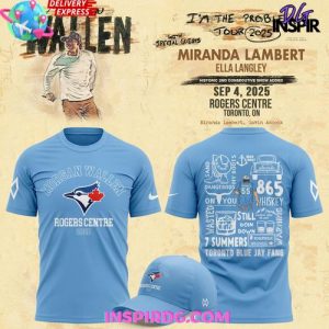 Toronto Blue Jays x Morgan Wallen I’m The Problem Tour 2025 Shirt Collection