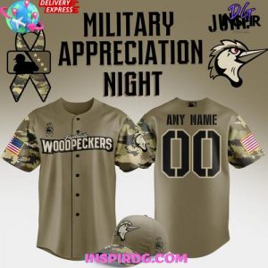Fayetteville Woodpeckers Military Appreciation Night 2025 Shirt Collection