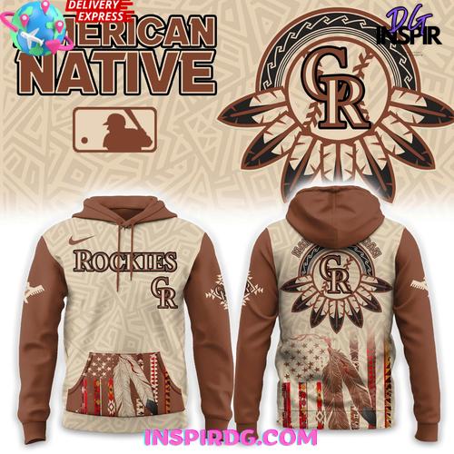 Colorado Rockies Native American Heritage Honor 2025 Edition Hoodie