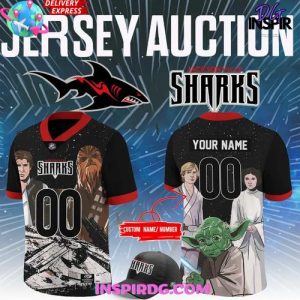 Jacksonville Sharks x Star Wars Custom Galaxy Football Jersey