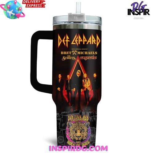 Def Leppard Rock of Ages Tour 2025 Special Stanley Tumbler Def Leppard Rock of Ages Tour 2025 Special Stanley Tumbler