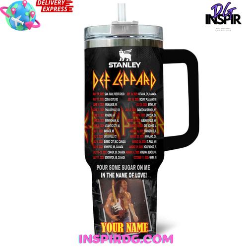 Def Leppard Rock of Ages Tour 2025 Special Stanley Tumbler Def Leppard Rock of Ages Tour 2025 Special Stanley Tumbler