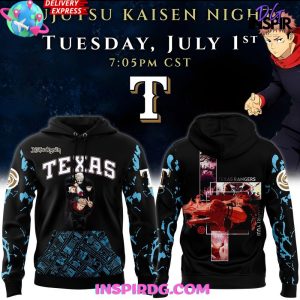 Jujutsu Kaisen x Texas Rangers Special Hoodie