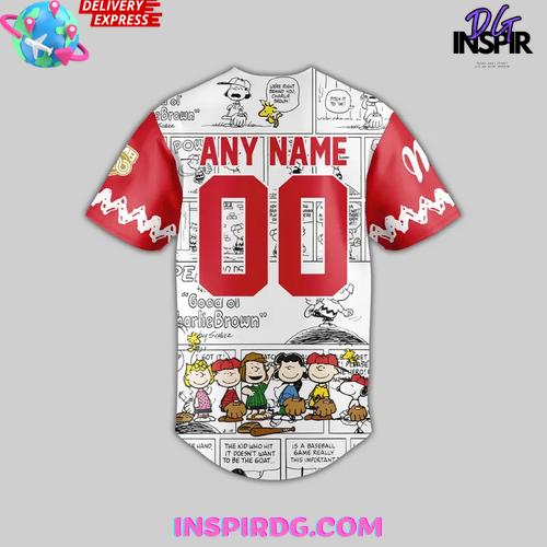 Diablos Rojos x Peanuts Custom Edition Baseball Jersey Diablos Rojos x Peanuts Custom Edition Baseball Jersey