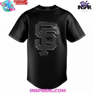 San Francisco Giants Shadow City Blackout Baseball Jersey 3