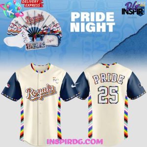 2025 Kansas City Royals Pride Night Special Baseball Jersey