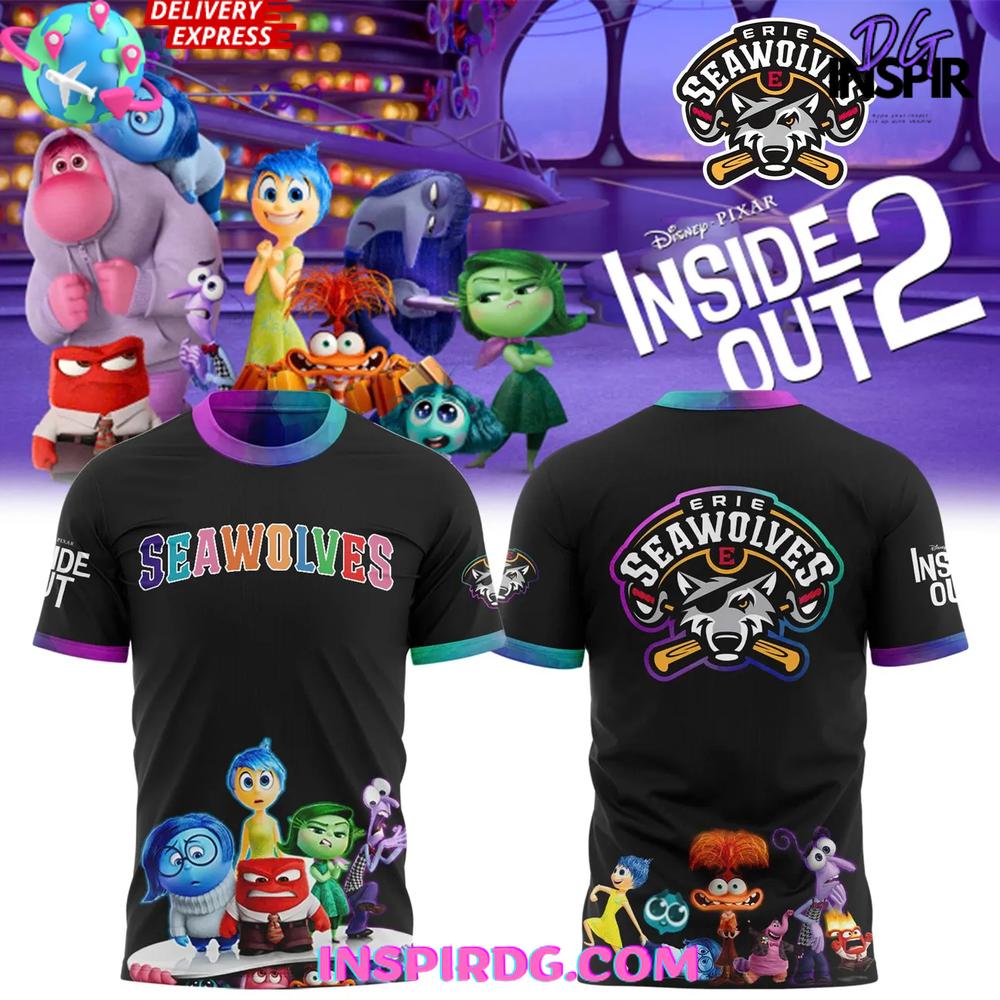 Erie SeaWolves x Inside Out 2 Special T-Shirt Erie SeaWolves x Inside Out 2 Special T-Shirt