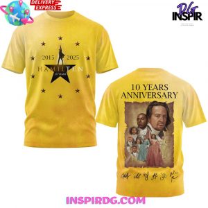 Hamilton 10 Years Anniversary 2015–2025 Special T-Shirt