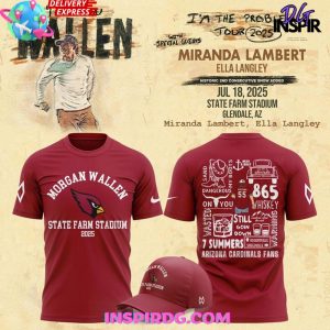 Arizona Cardinals x Morgan Wallen “I’m the Problem Tour” 2025 Shirt