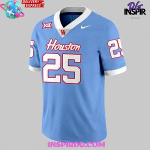 Houston Cougars 2025 Official Blue Edition Football Jersey