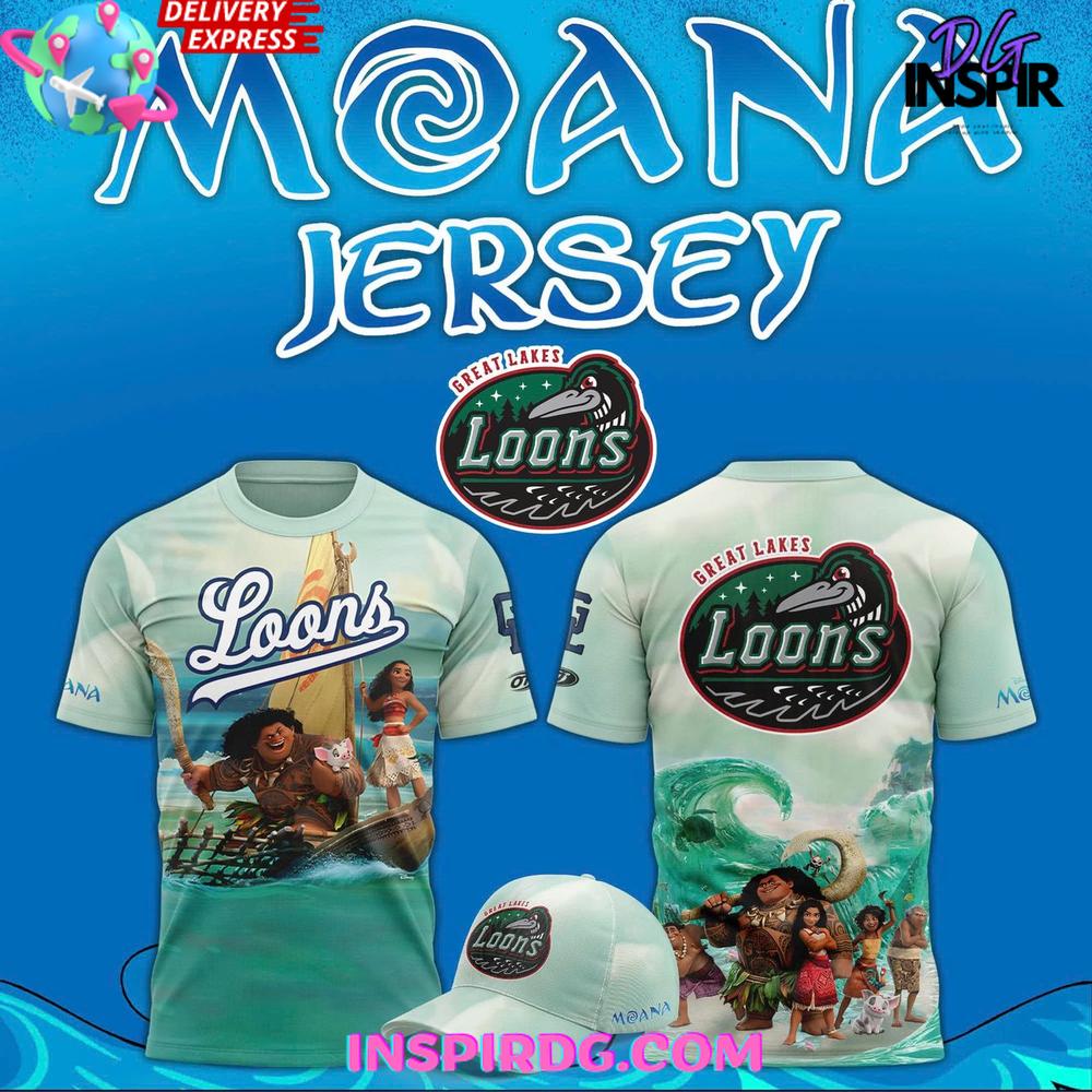 Great Lakes Loons x Moana Special T-Shirt Great Lakes Loons x Moana Special T-Shirt