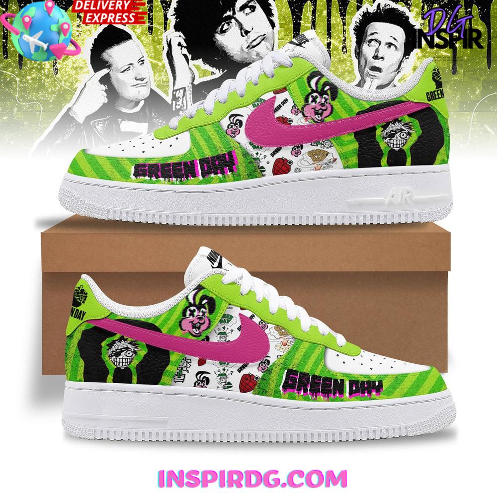 Green Day Graffiti Punk Limited Edition Air Force 1 Green Day Graffiti Punk Limited Edition Air Force 1