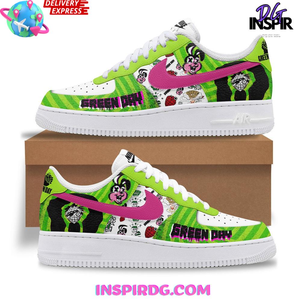 Green Day Graffiti Punk Limited Edition Air Force 1 Green Day Graffiti Punk Limited Edition Air Force 1