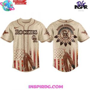 Colorado Rockies Native American Heritage Honor 2025 Edition Baseball Jersey