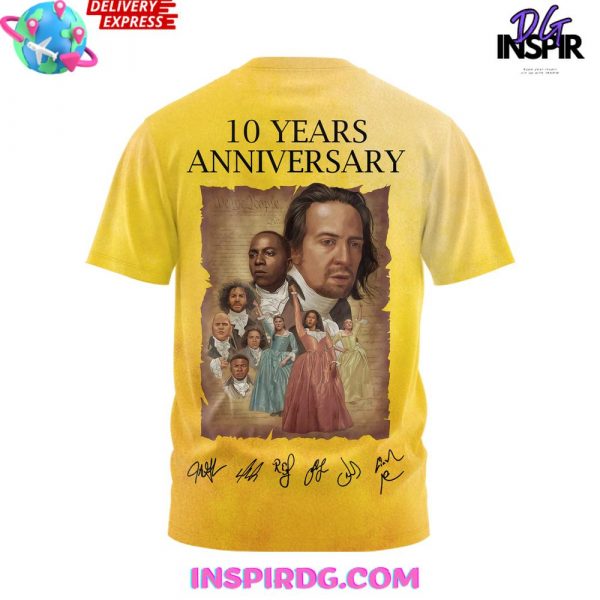 Hamilton 10 Years Anniversary 2015–2025 Special T-Shirt