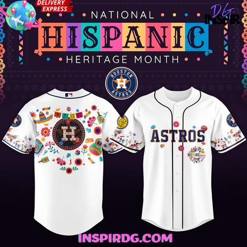 Houston Astros National Hispanic Heritage Month 2025 Baseball Jersey