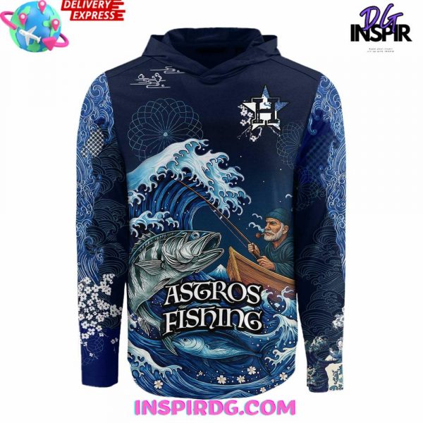 Houston Astros x Wave Hunter Fishing Limited Hoodie
