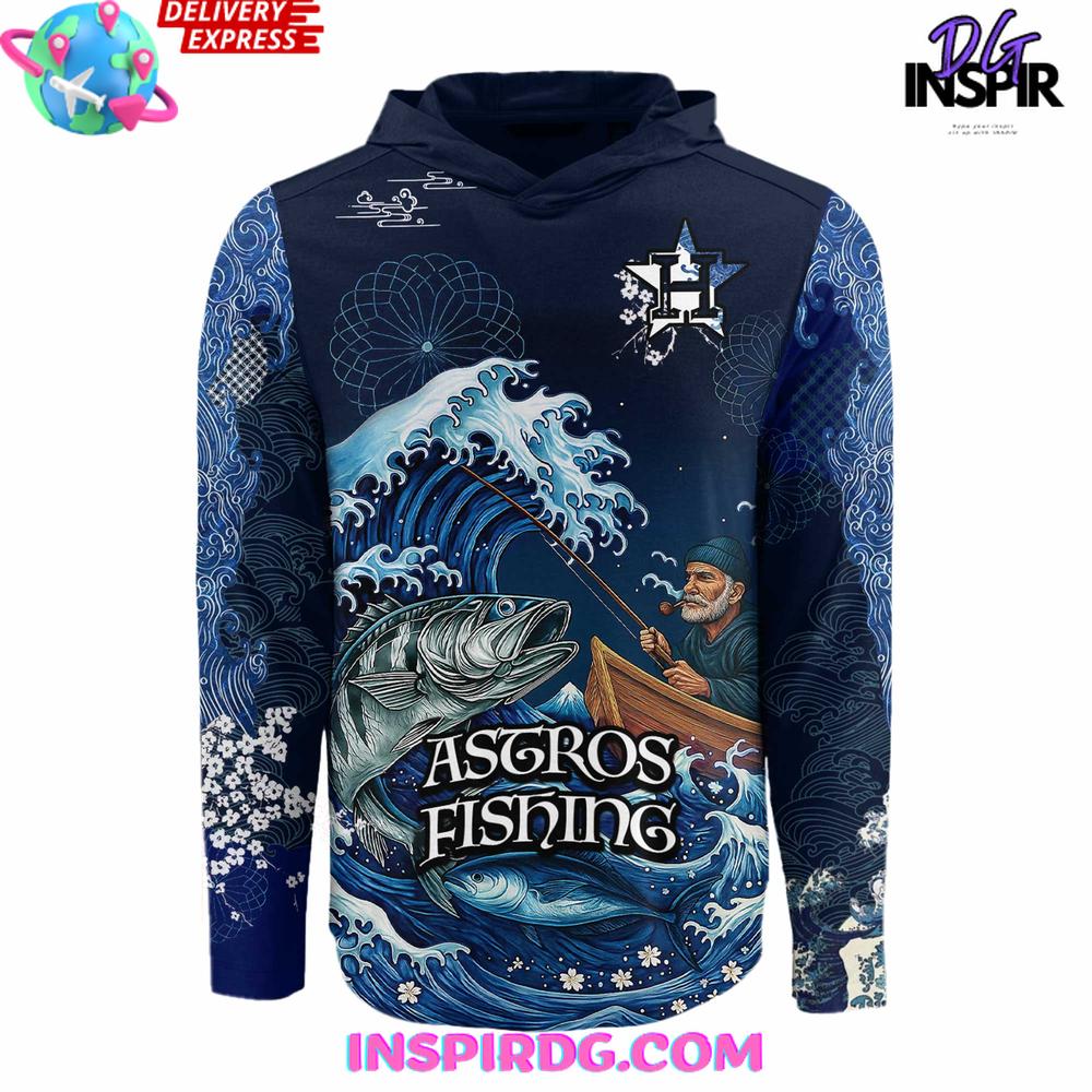 Houston Astros x Wave Hunter Fishing Limited Hoodie Houston Astros x Wave Hunter Fishing Limited Hoodie