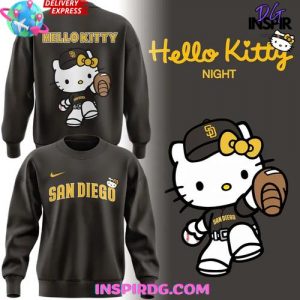 San Diego Padres Hello Kitty Night Limited Edition Crewneck Sweatshirt