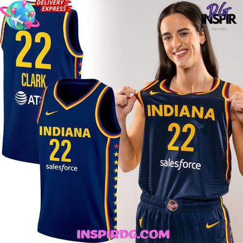 Indiana Fever Caitlin Clark 2025 WNBA Basketball Jersey